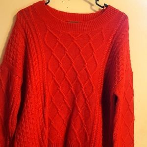 Dip Red Sweater